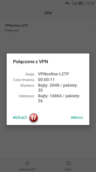 Android L2TP VPN