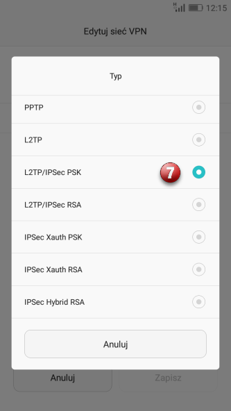 Android L2TP VPN