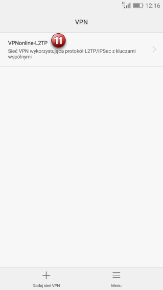Android L2TP VPN