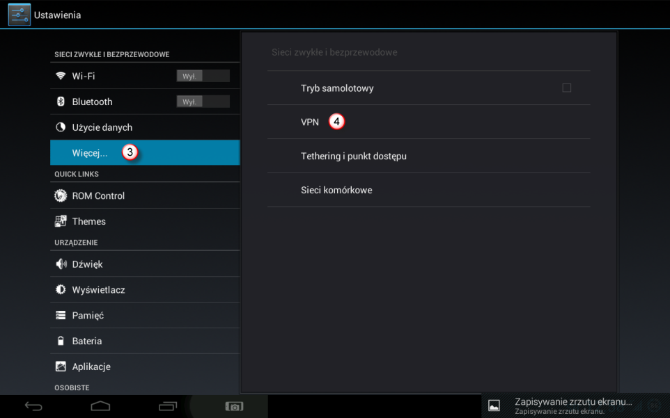 Android Tablet L2TP VPN