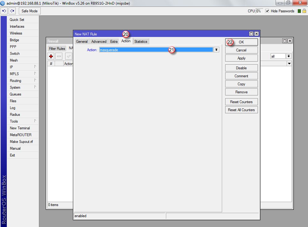 Mikrotik PPTP Client