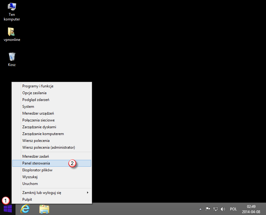 Windows 8 L2TP VPN