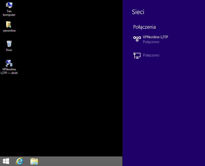 Windows 8 L2TP VPN